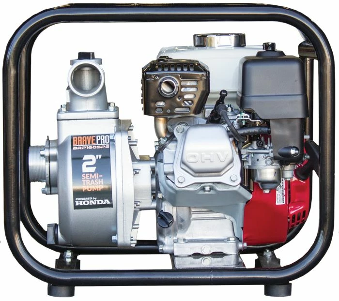 Brave BRP160SP2 2" Semi-Trash Pump With Honda 163cc Engine 3 Brave BRP160SP2 2" Semi-Trash Pump With Honda 163cc Engine