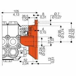Comet Pump 6303.0802.00 Pressure Washer 3.5 GPM 2200 PSI 3/4" Hollow Shaft 5 Comet Pump 6303.0802.00 Pressure Washer 3.5 GPM 2200 PSI 3/4" Hollow Shaft -Outlet Pressure Washers Store lw g 2 3